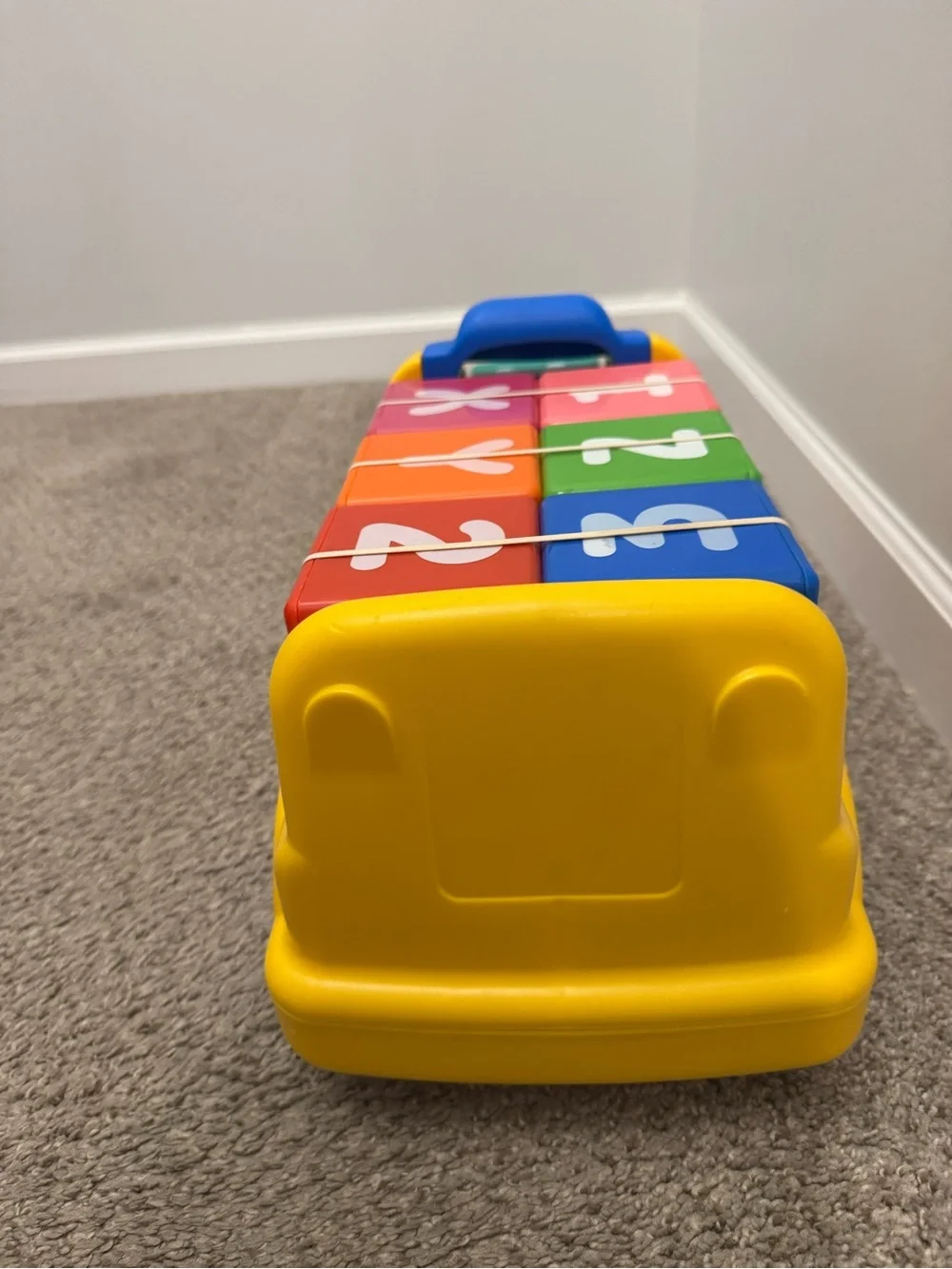 Little Tikes Alphabet Block School Bus Vintage Excellent Condition